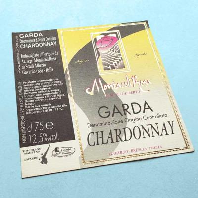 Etichetta con oro a caldo