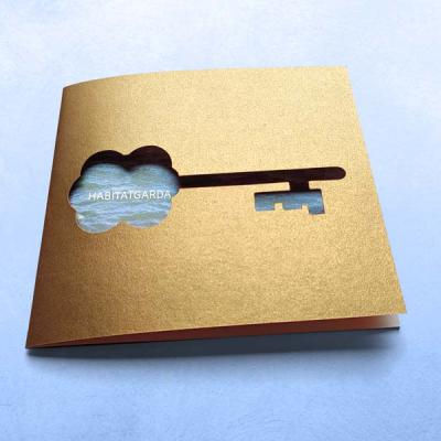 Booklet with die-cut cover