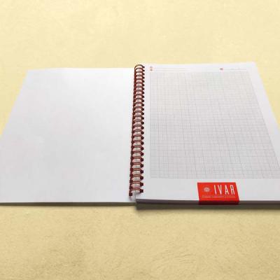 Blocco Note con perforazione e spiralatura